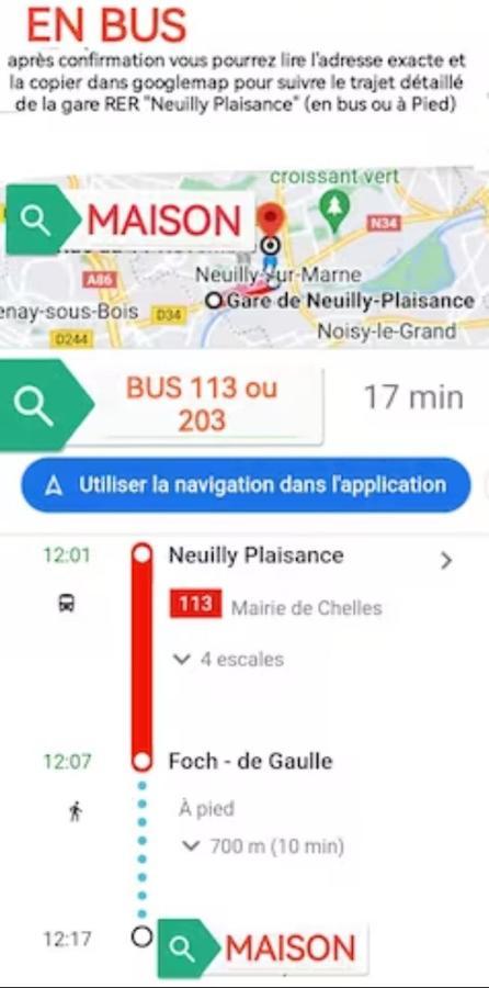 Chambre Dans Une Maison Partagee Neuilly-sur-Marne Buitenkant foto